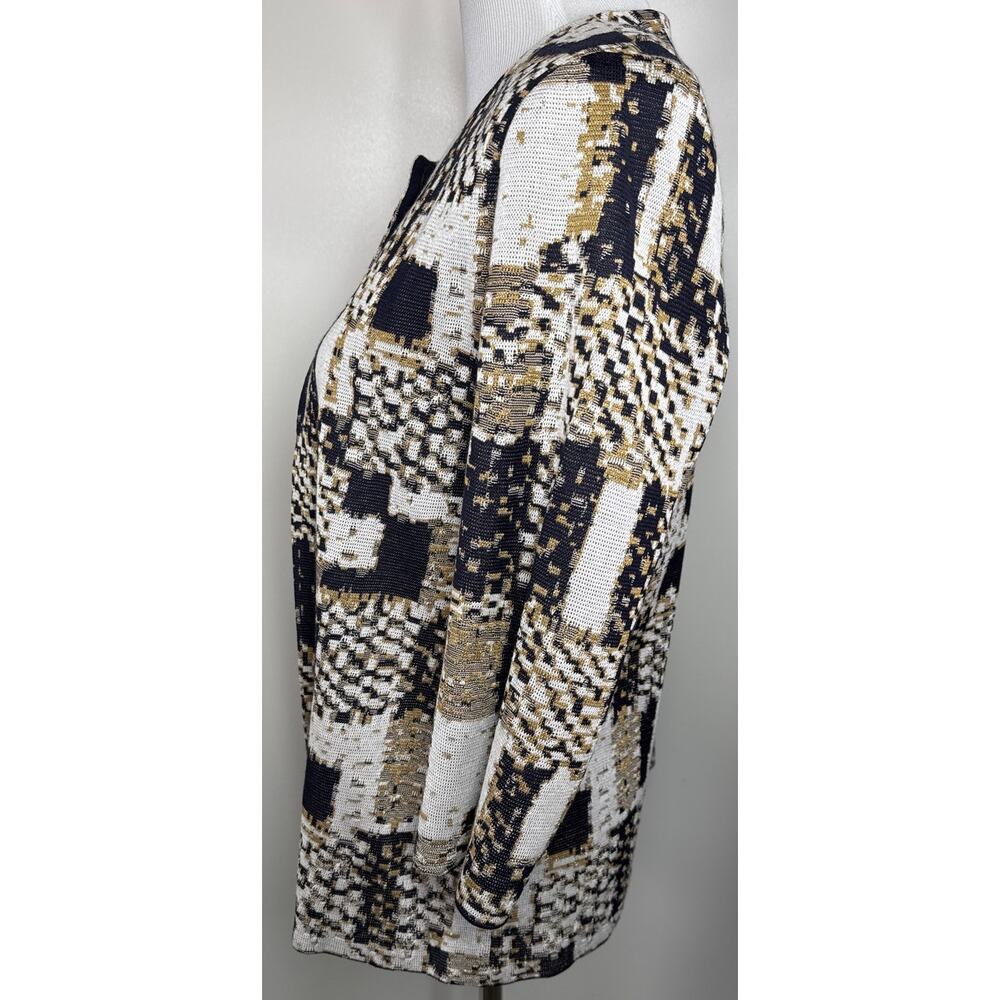 Misook Single Snap Open Front Cardigan, Small - Picture 6 of 8